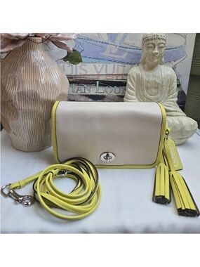 Coach Legacy Archival Two-Tone Leather Penny Crossbody Bag